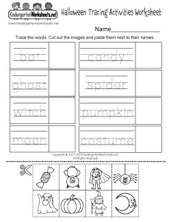 Halloween Activities Worksheet