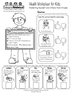 Free Kindergarten Health Worksheets - Learning the essential skills.