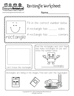 Free Kindergarten Shapes Worksheets - Trace, Identify, and Count Basic