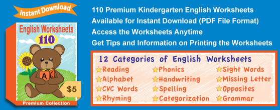 Premium English Worksheets Collection Details