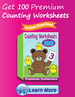 Get the Premium Counting Worksheets Package