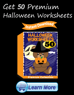 Get the Premium Halloween Worksheets Package