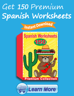 Get the Premium Spanish Worksheets Package