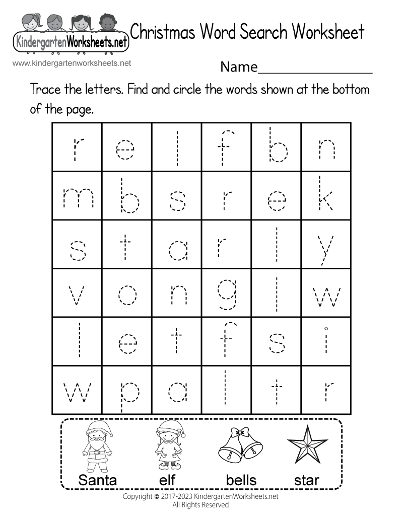 Free Printable Christmas Worksheet For Children In Kindergarten free-printable-christmas-worksheet-for-children-in-kindergarten