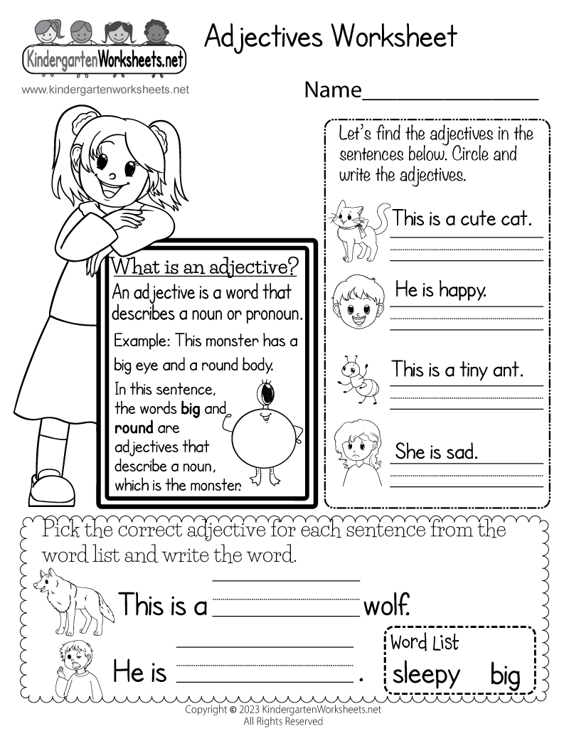 Free English Grammar Worksheets for Kindergarten - Learning to  math worksheets, worksheets, learning, and grade worksheets Grammar Sentences Worksheet 1035 x 800