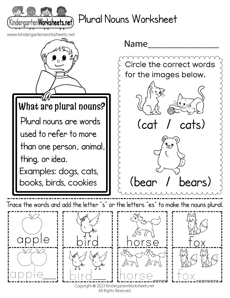 200 New kid english worksheet printable 97 kindergartenworksheets Free Grammar Worksheet for 