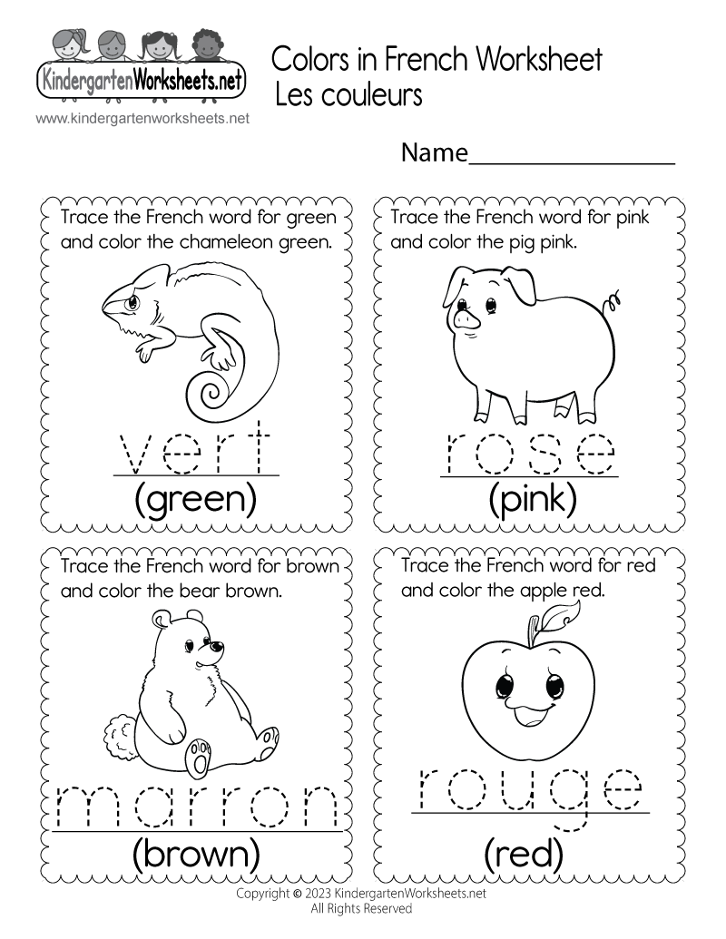 Spanish Foreign Language Worksheets and Printables