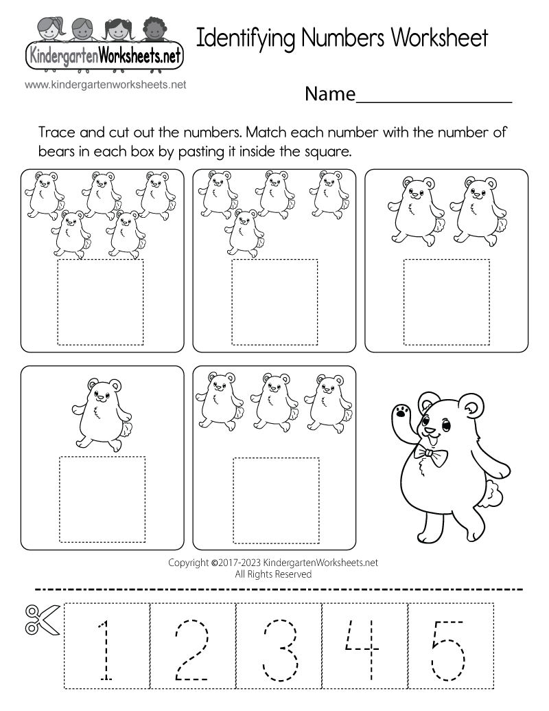 Identify The Numbers Worksheet