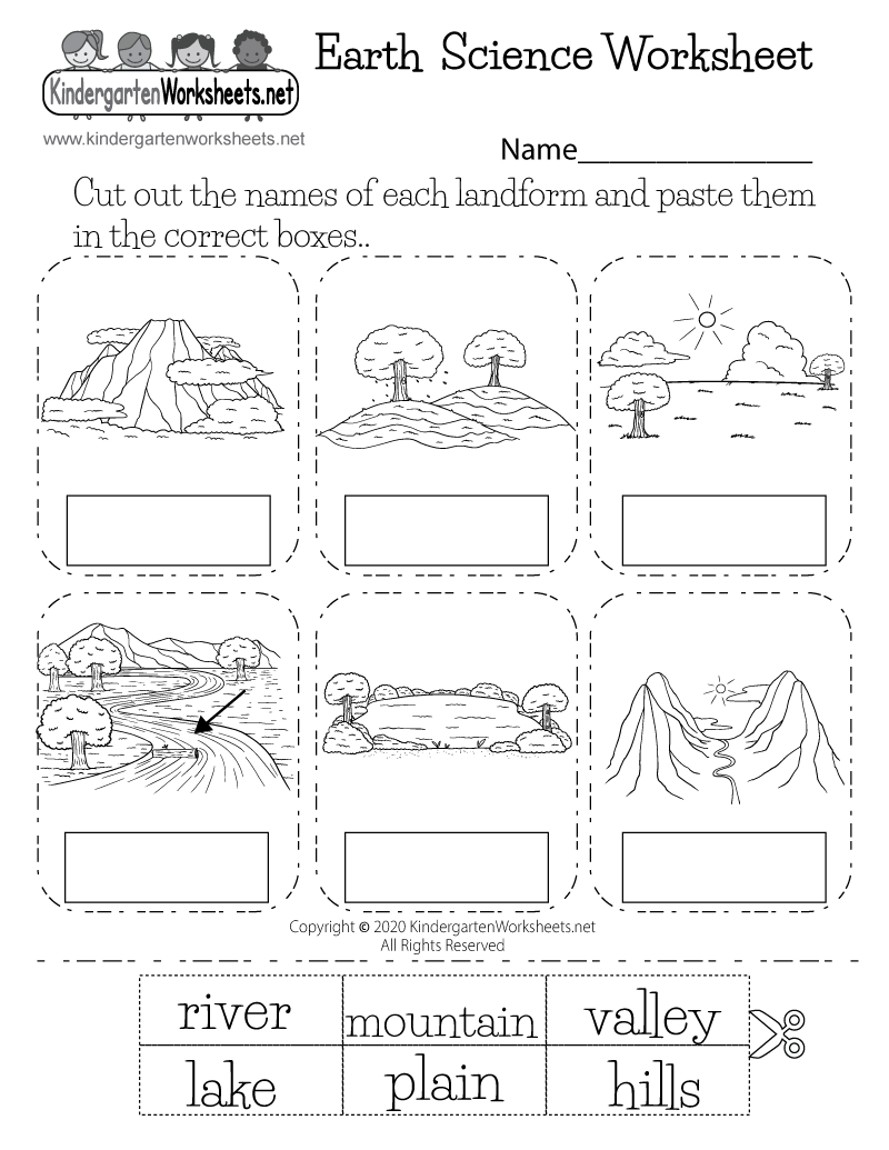 Earth Science Worksheets For Elementary Students High Rock Cycle 