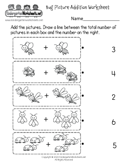 Early Years Addition Worksheet