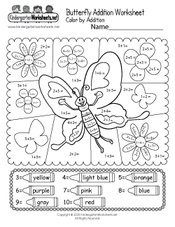 Butterfly Worksheets for Kindergarten (Free Printables)