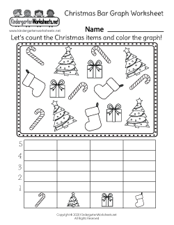 Christmas Bar Graph Worksheet