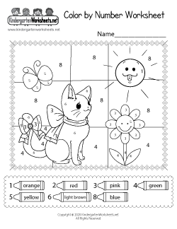 Coloring Worksheets for Kindergarten (Free Printables)