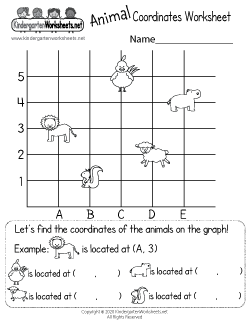 Coordinate Graph Worksheet