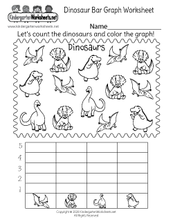 Dinosaur Bar Graph Worksheet