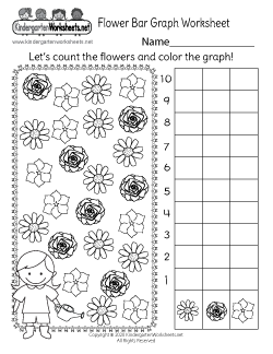 Flower Bar Graph Worksheet