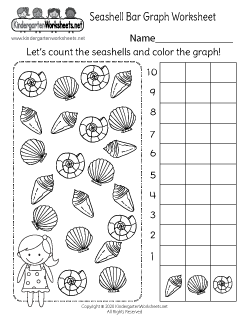 Seashell Bar Graph Worksheet