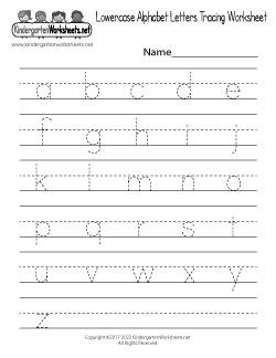 English Worksheets for Kindergarten (Free Printables)