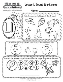 Letter L Sound Worksheet