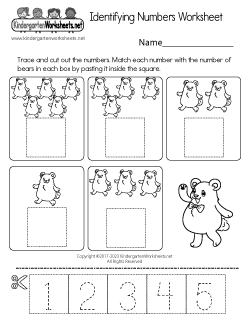 Identifying Numbers Worksheet