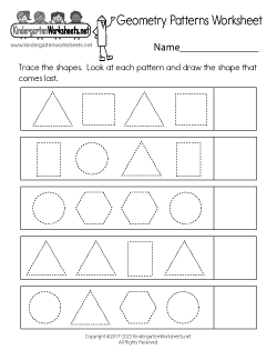 Pattern Worksheets and Pattern Activities - School S
parks