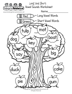 Free Kindergarten Phonics Worksheets - Connecting spoken ...