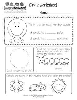 Circle Worksheet