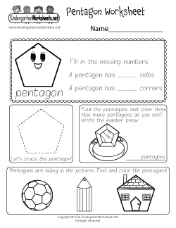 Pentagon Worksheet