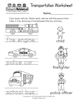 Free Kindergarten Social Studies Worksheets - Learning various careers.