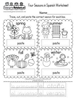 Free Kindergarten Spanish Worksheets Learning The Basics Of Spanish