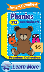 Premium Phonics Worksheets Collection