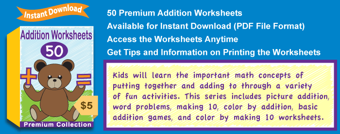 Premium Addition Worksheets Collection Details