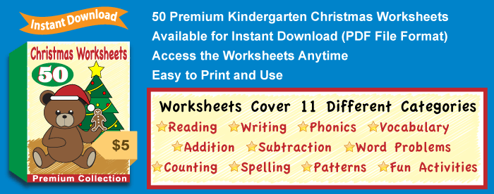 Premium Christmas Worksheets Collection Details