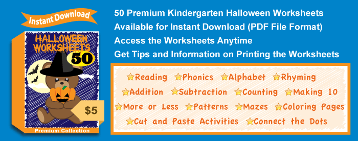 Premium Halloween Worksheets Collection Details