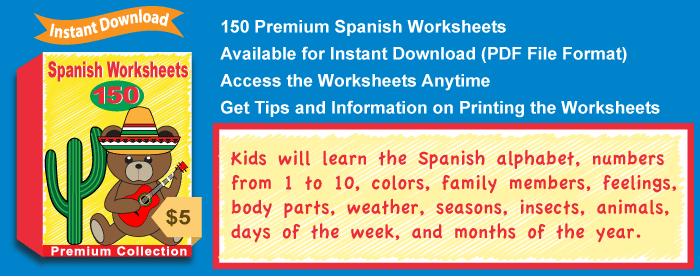 Premium Spanish Worksheets Collection Details
