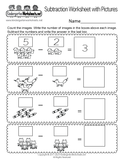 Fun Subtraction Worksheet