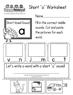 Short “a” Worksheet