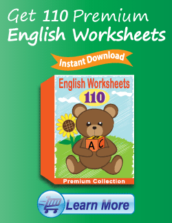 Get the Premium English Worksheets Package