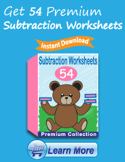Get the Premium Subtraction Worksheets Package
