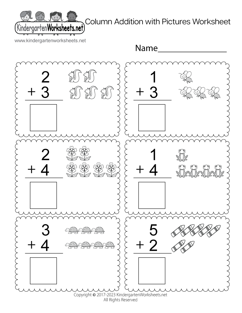 math addition worksheet free kindergarten math worksheet