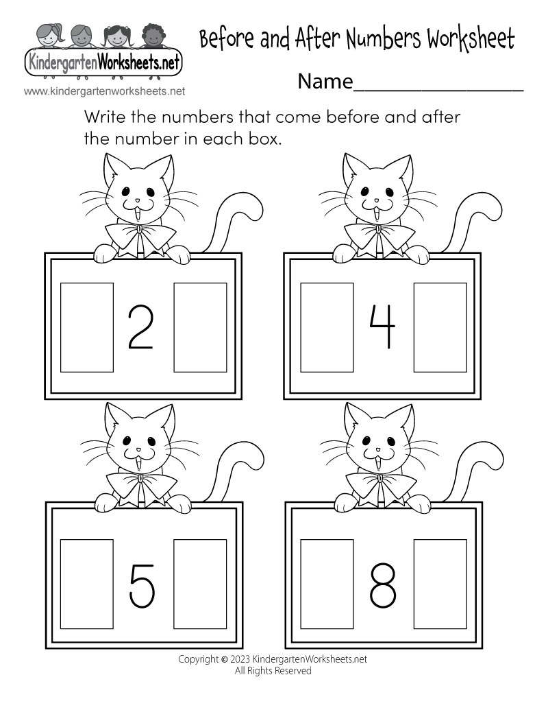Printables Math Worksheets For Kindergarten
