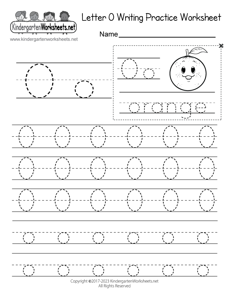 Writing Practice Worksheet