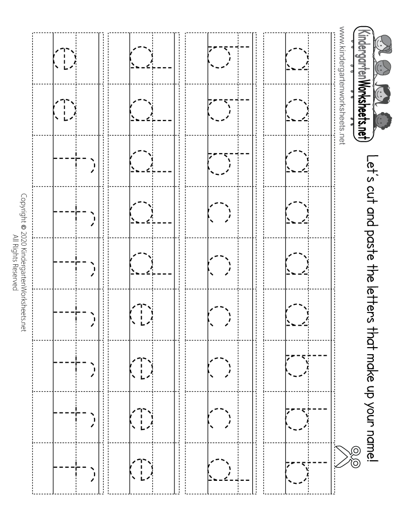 Kindergarten Traceable Lowercase Letters A to F Worksheet Printable