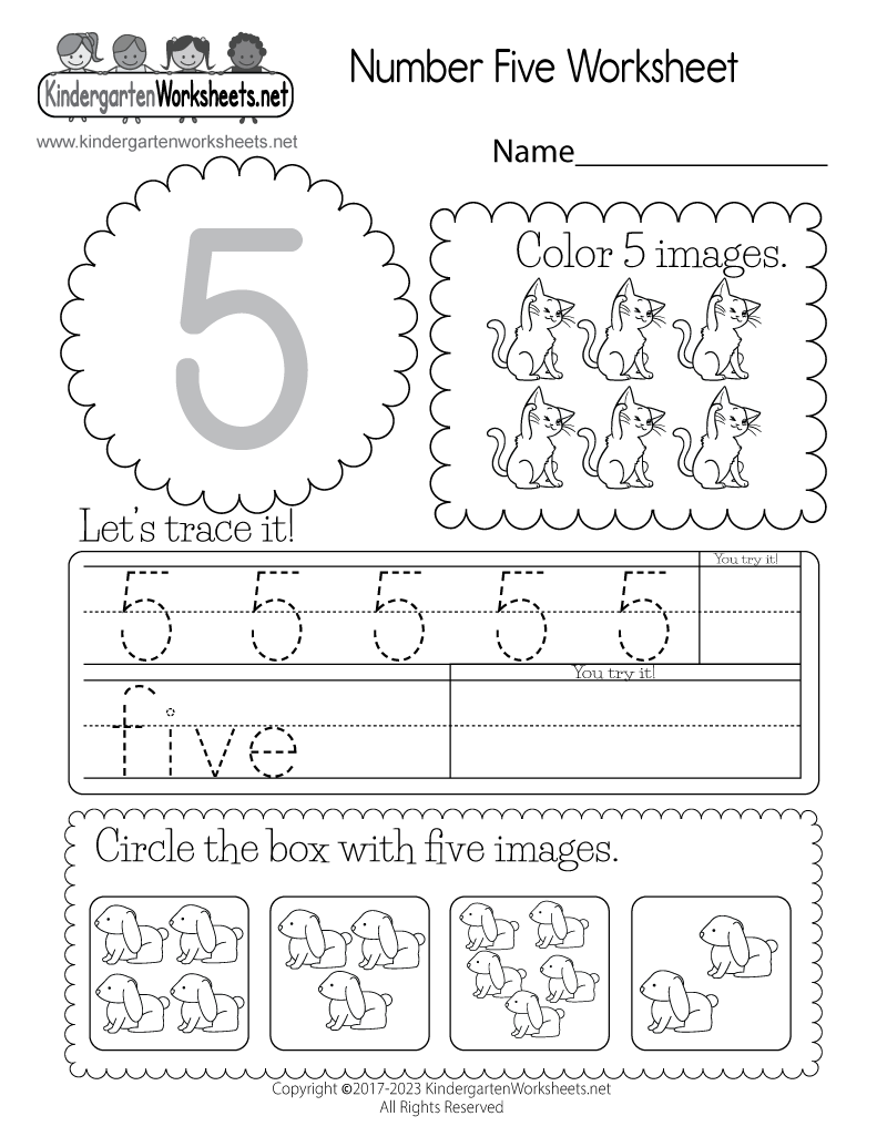 free-printable-number-five-worksheet