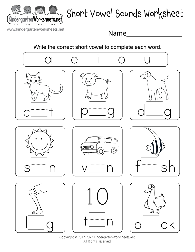 Phonics Worksheet Free Printable Short O