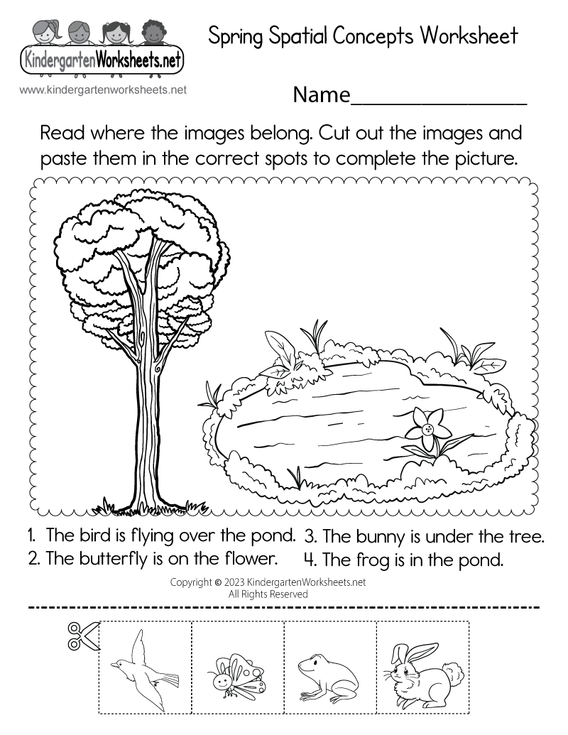 Concept Worksheets For Kindergarten Printable Kindergarten Worksheets